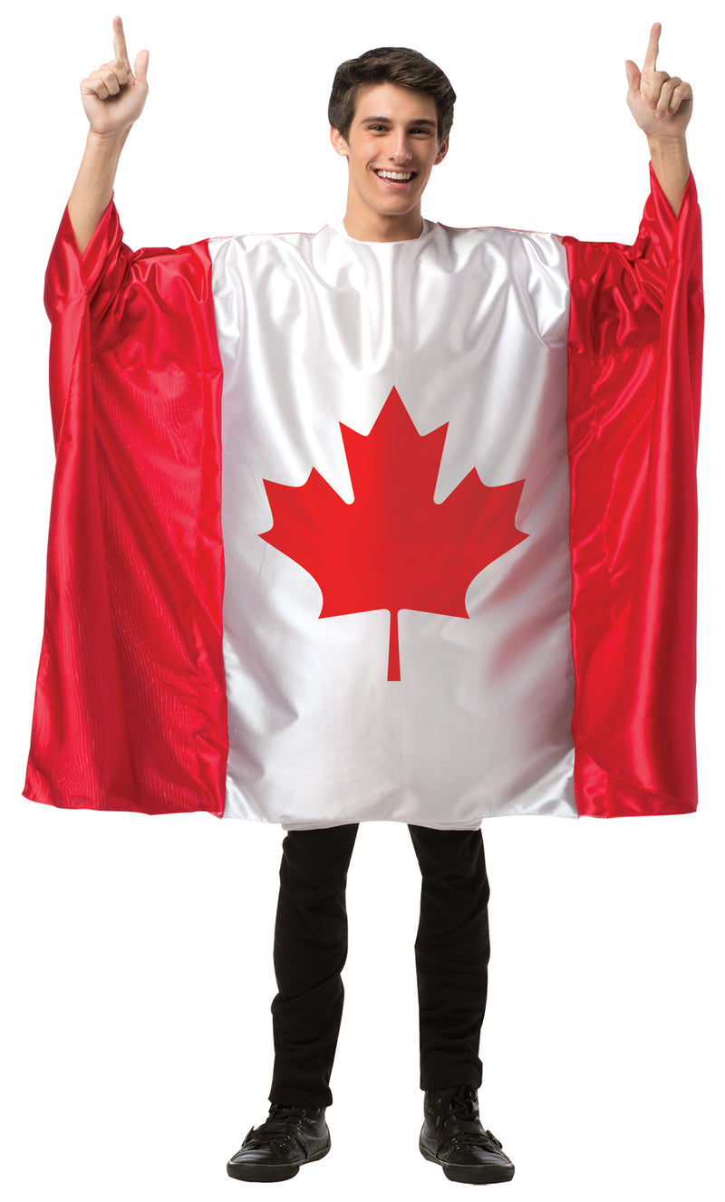 Proud Canadian Flag Tunic | Costume-shop.com - One Size Fits Most - image 1
