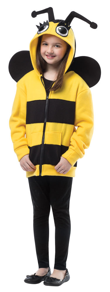 Buzzing Bumble Bee Hoodie Costume - 3T-4T - image 1