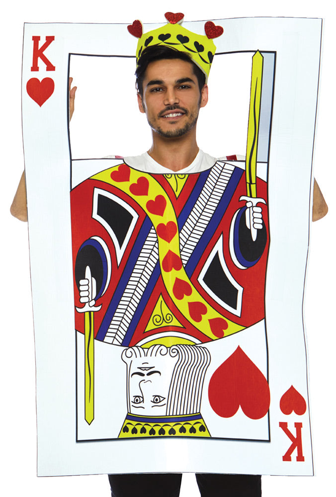 Card King of Hearts Costume - One Size Fits Most - image 1