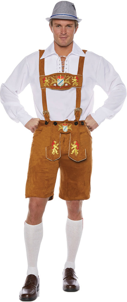 Lederhosen Deluxe Costume - ONE SIZE - image 1