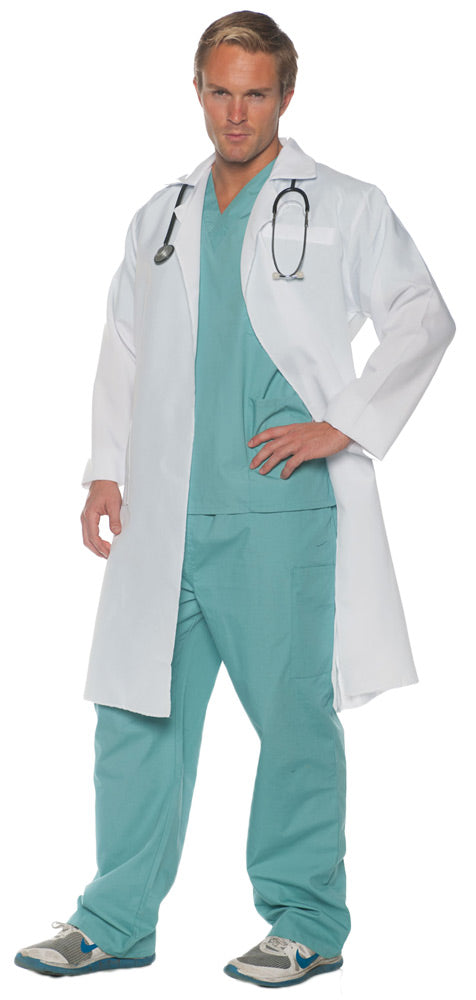 Classic On-Call Doctor Costume - One Size Fits Most - image 1
