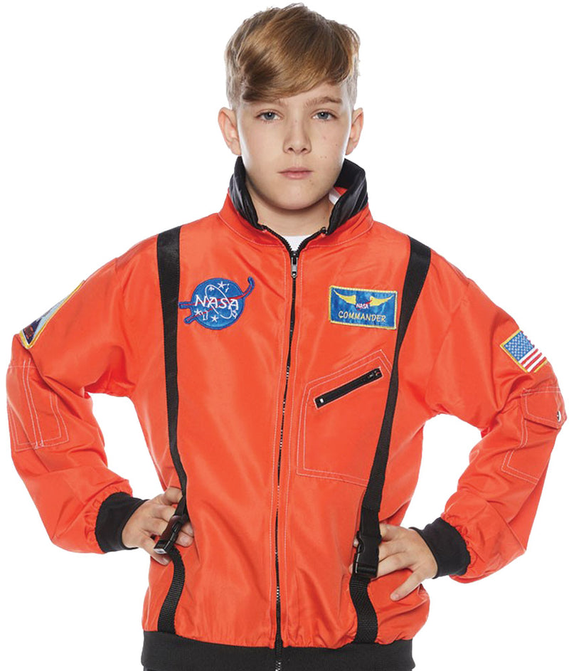 Orange Astronaut Jacket | Costume-Shop.com - BOYS 10-12 - image 1