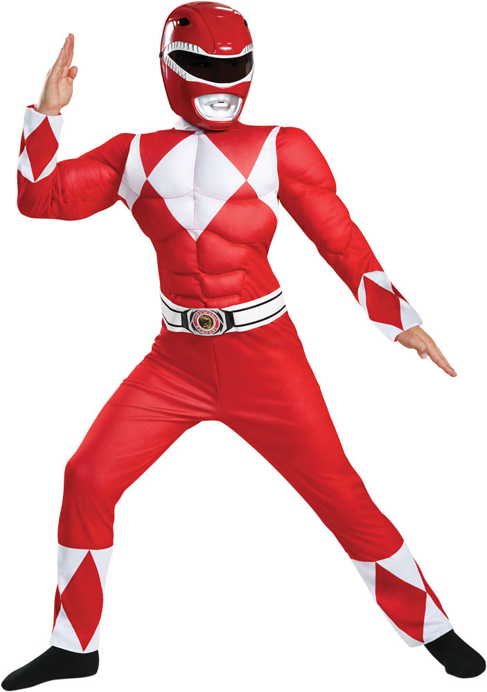 Red Ranger Muscle Costume | Costume-Shop.com - Small 4-6 - image 1