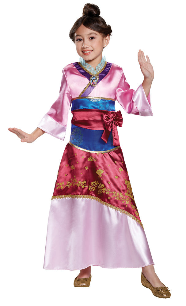 Mulan Deluxe Costume | Costume-Shop.com - GIRLS 4-6 - image 1