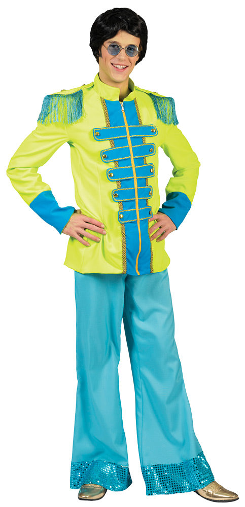 Electric Lime Groove Jacket | Costume-Shop.com