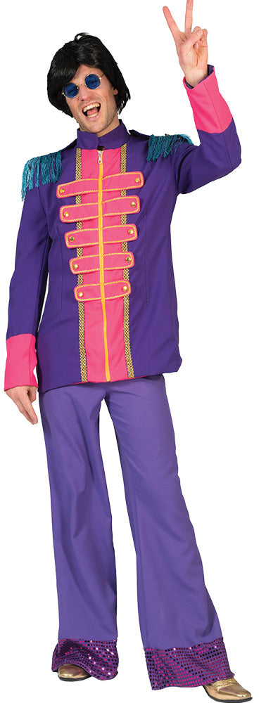 Groovy Purple Haze Hippie Jacket | Costume-shop.com