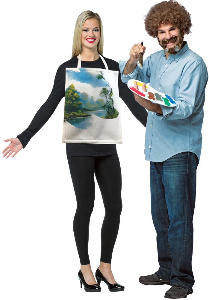 Bob Ross w/ Painting Kit - One Size Fits Most - image 1