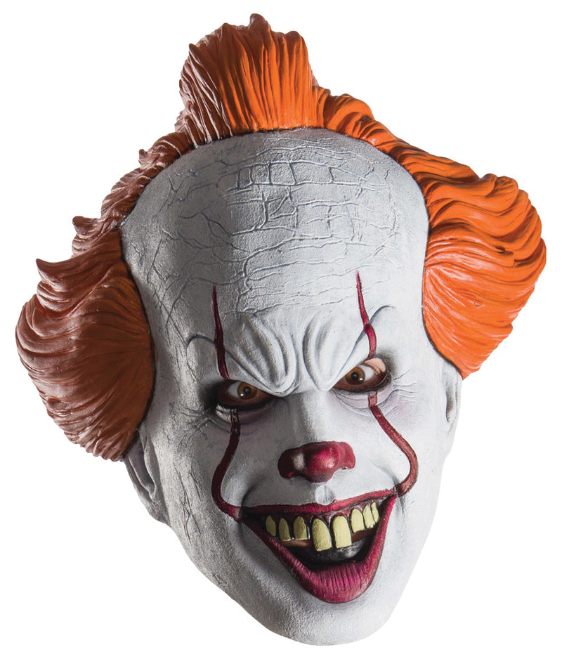 Pennywise It Movie 3-4 Mask - One Size Fits Most - image 1