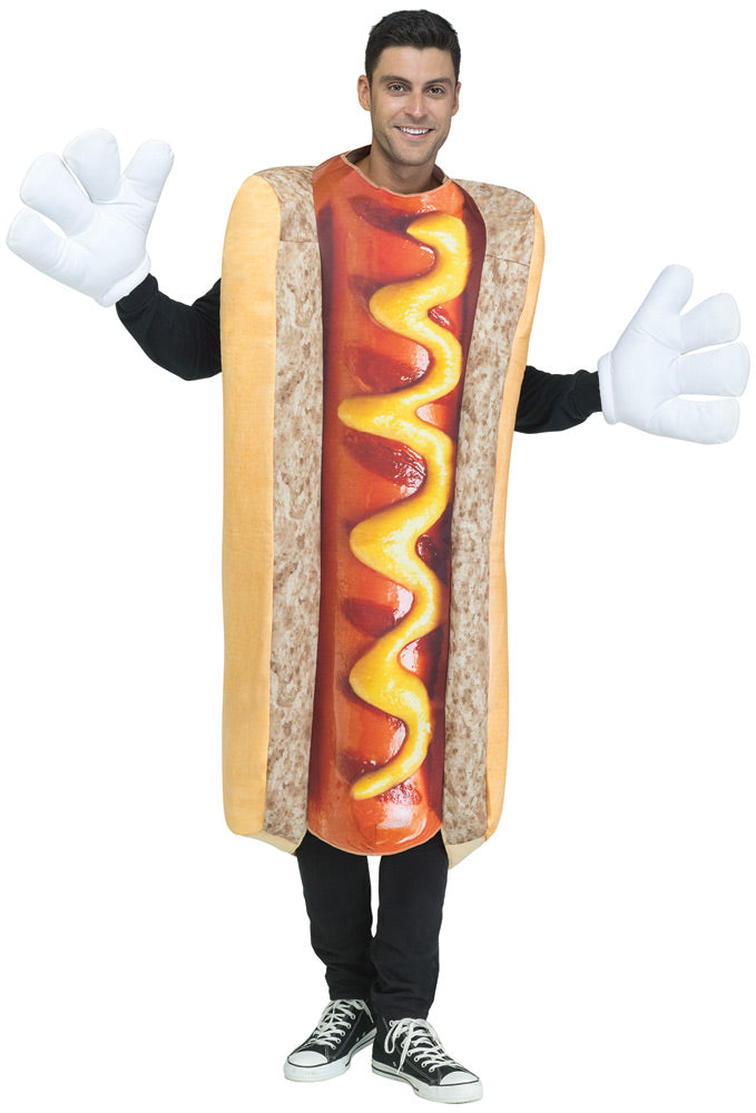 Lifelike Hot Dog Party Costume - One Size Fits Most - image 1