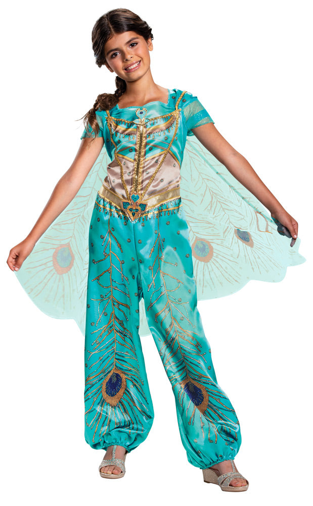 Jasmine Costume Teal Classic | Costume-Shop.com - GIRLS 4-6 - image 1