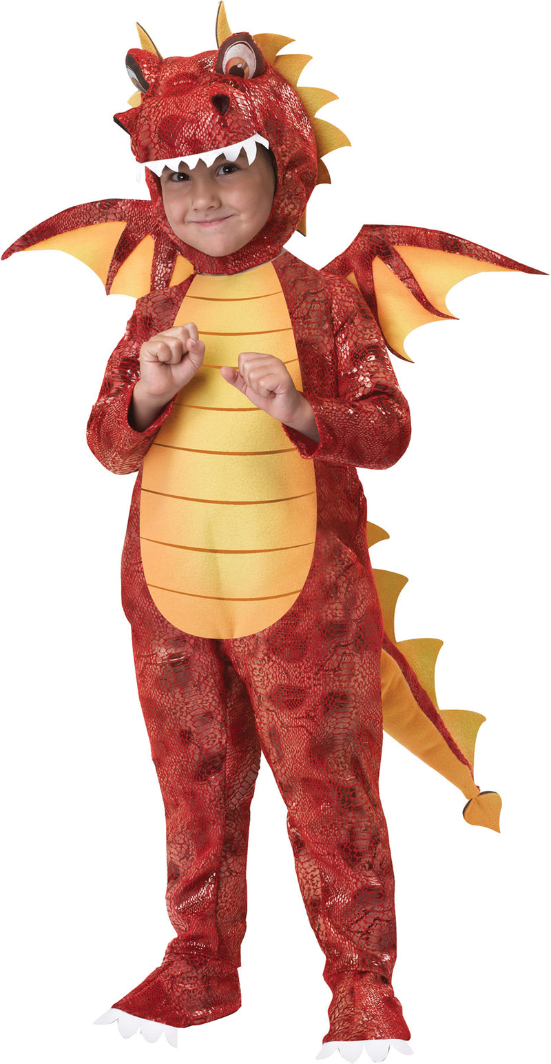 Fire Breathing Dragon Toddler Costume - Toddler 3T-4T - image 1