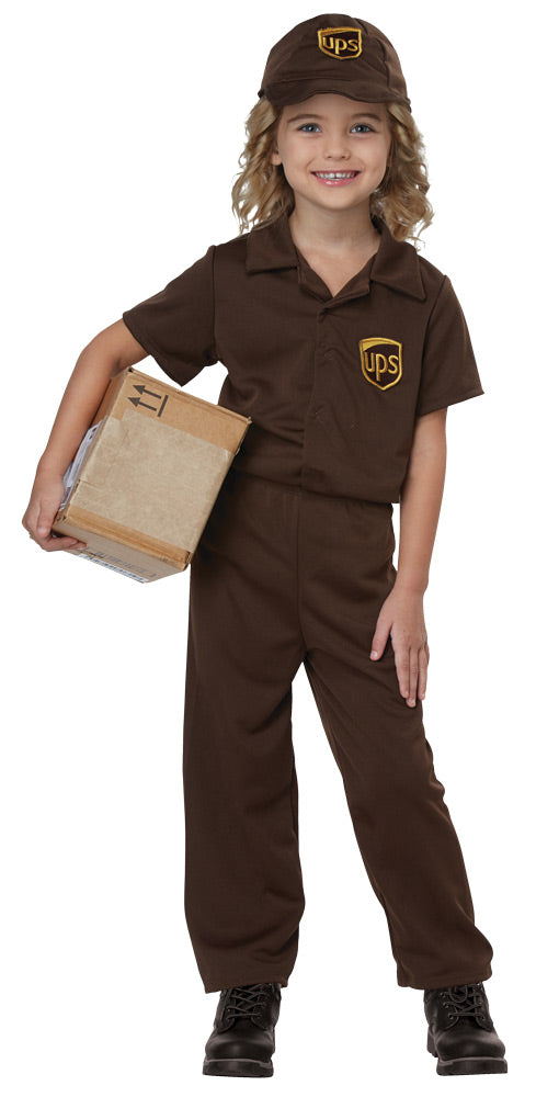 Toddler Delivery Uniform Costume - 3T-4T - image 1