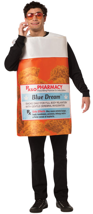 Blue Dream Rx Weed Bottle Costume - Pot-entially Perfect!