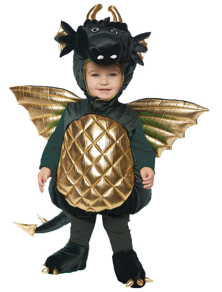 Dragon Green Costume - TODDLER 4T - image 1