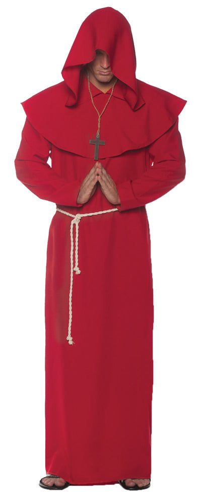 Classic Red Monk Robe Ensemble | Costume-Shop.com