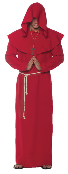 Classic Red Monk Robe Ensemble