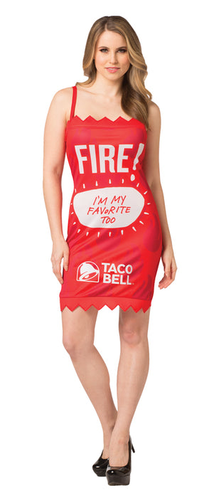 Taco Bell Packet Dress Fire