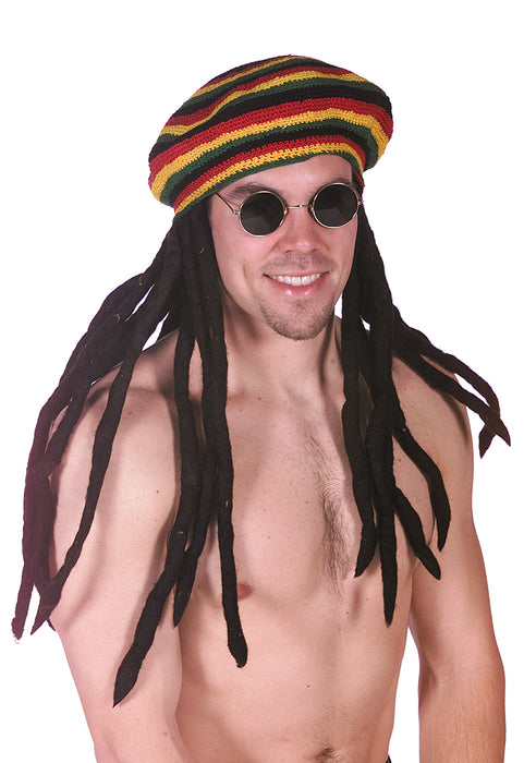 Rasta Tam W Dreadlocks  | Costume-Shop.com