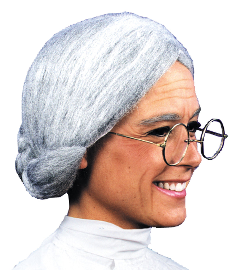 Classic Old Lady Wig - image 1