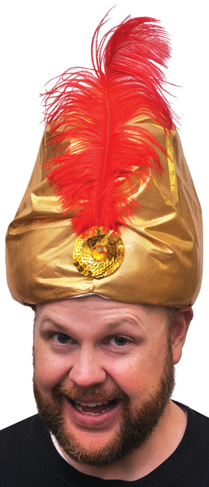 Deluxe Turban with Plume | Costume-Shop.com