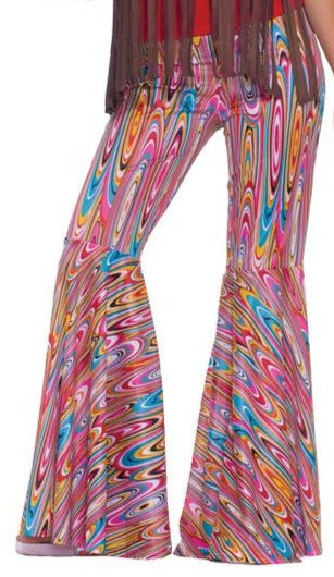 Wild Swirl Bell Bottom Pants | Costume-Shop.com - image 1