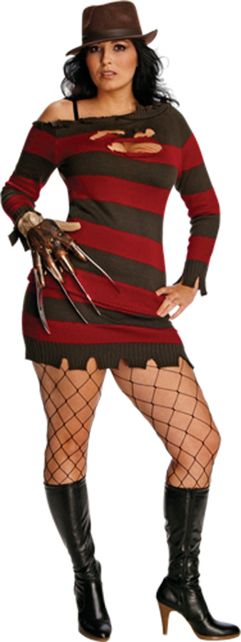 Miss Sexy Krueger Costume Plus