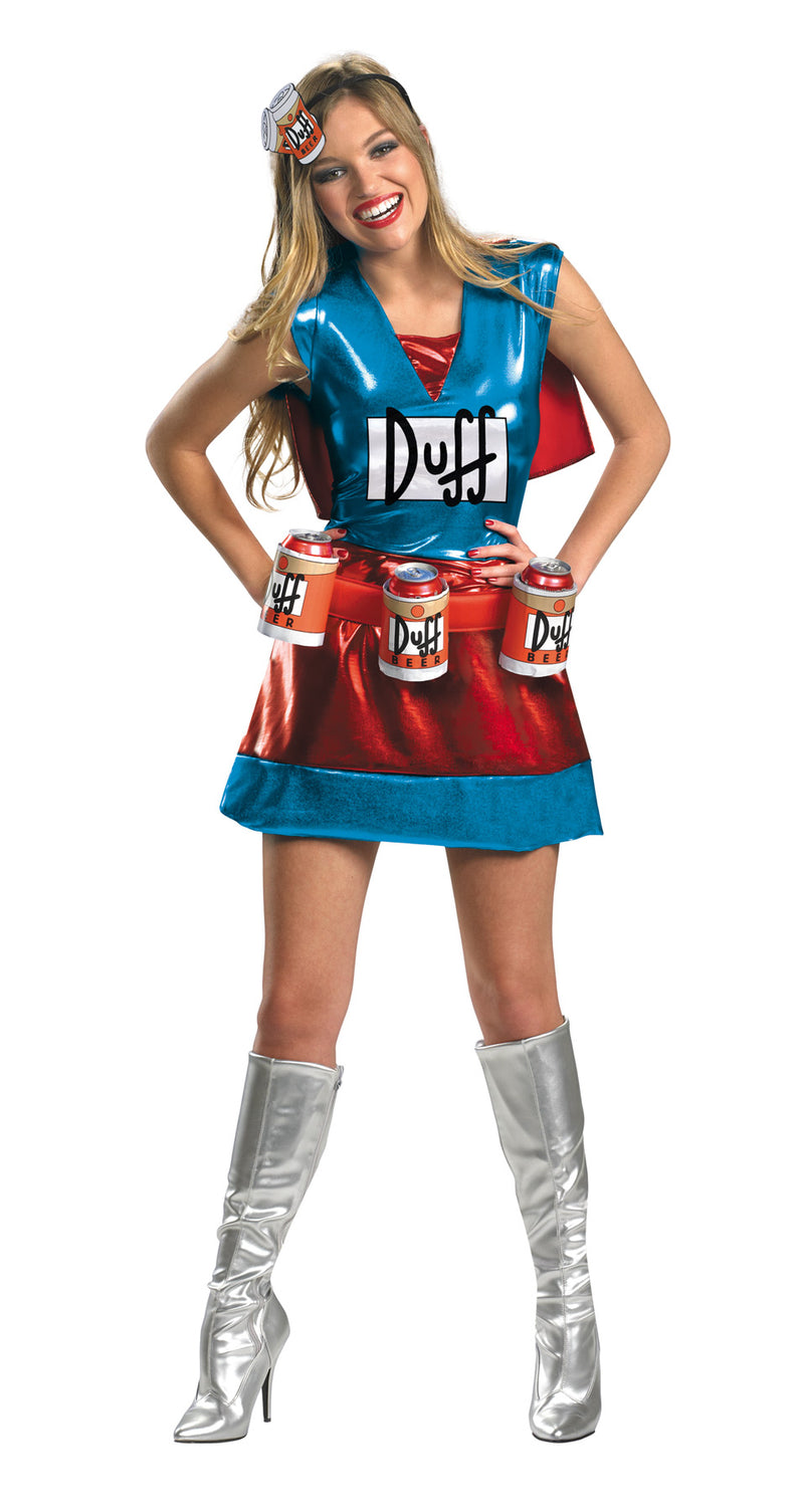 Duffwoman Deluxe Hero Costume - WOMEN 8-10 - image 1
