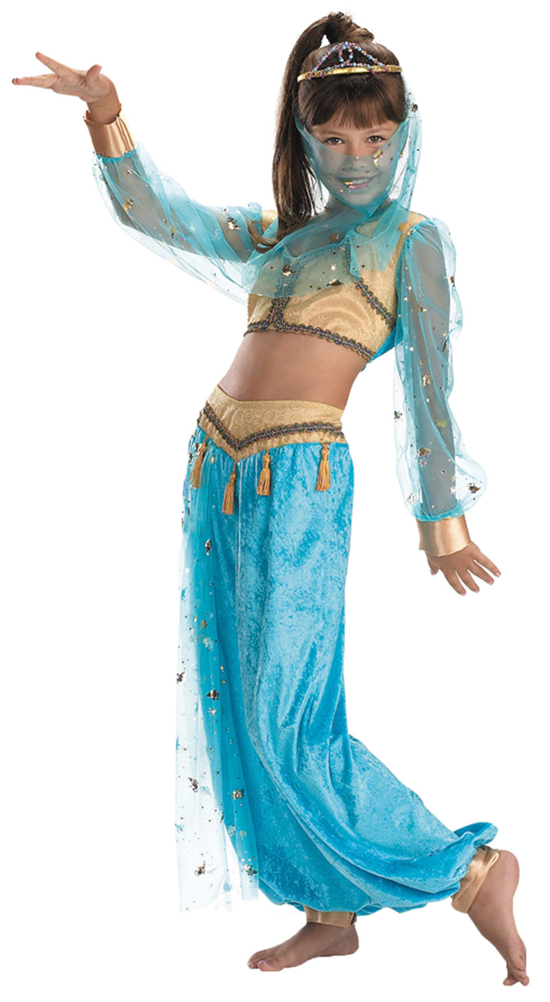 Girl's Mystical Genie Deluxe Costume - GIRLS 7-8 - image 1