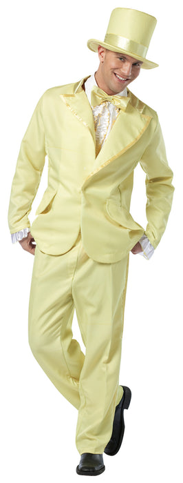 70s Funky Tuxedo Pastel Yellow