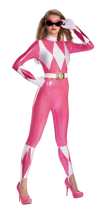 Sassy Pink Power Ranger Bodysuit - Mighty Morphin