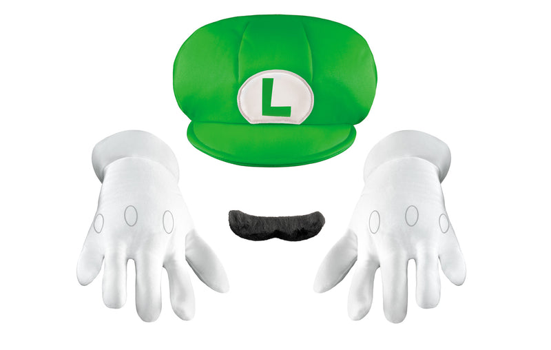 Luigi Accessory Kit Child | Costume-shop.com - image 1