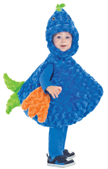 Big Mouth Blue & Green Fish Costume