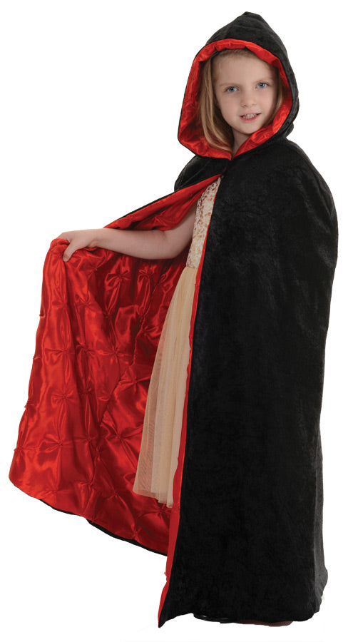 Cape Velvet Child Black-red - ONE SIZE - image 1