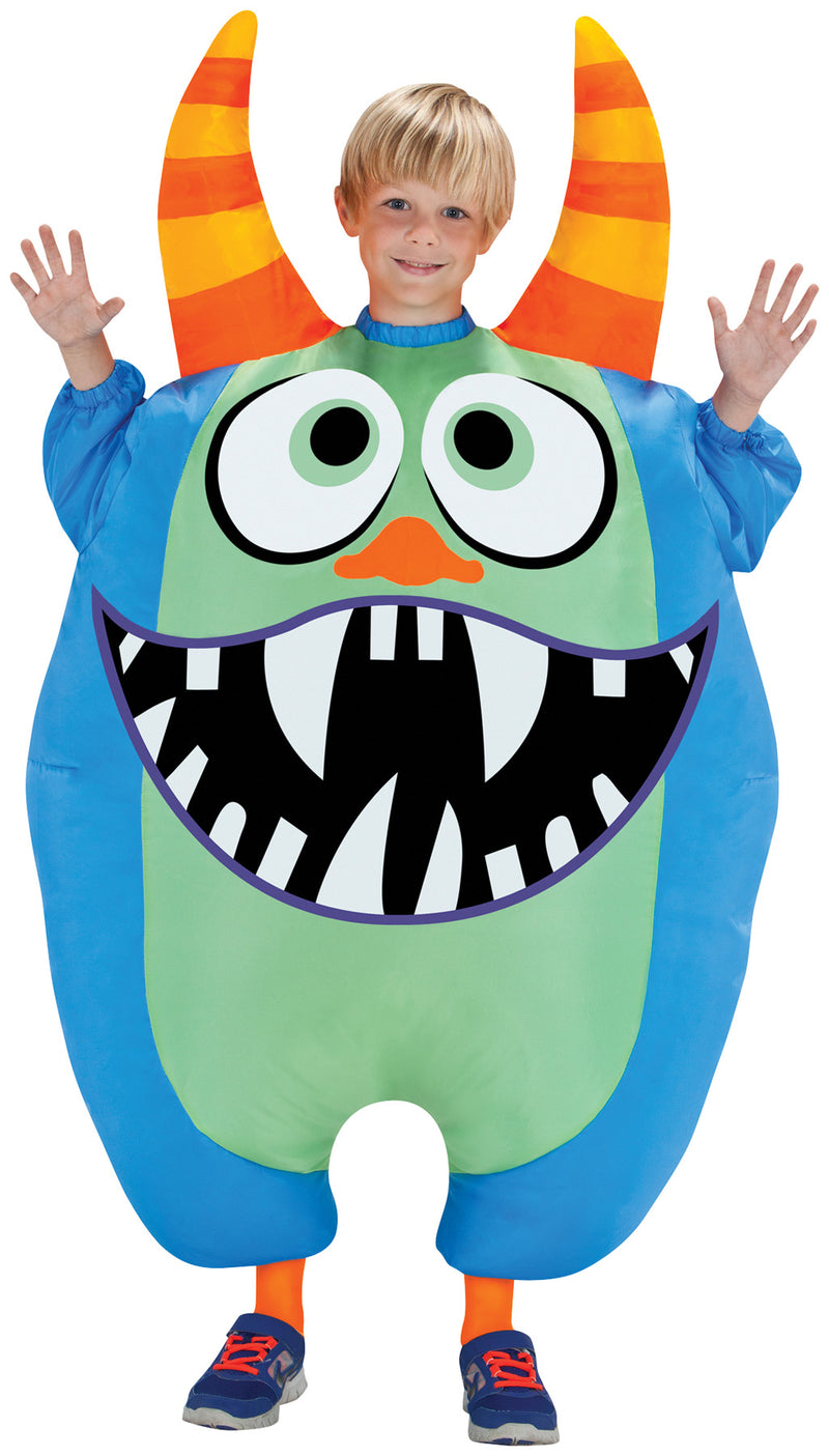 Bouncy Blue Monster Inflatable Costume | Costume-Shop.com