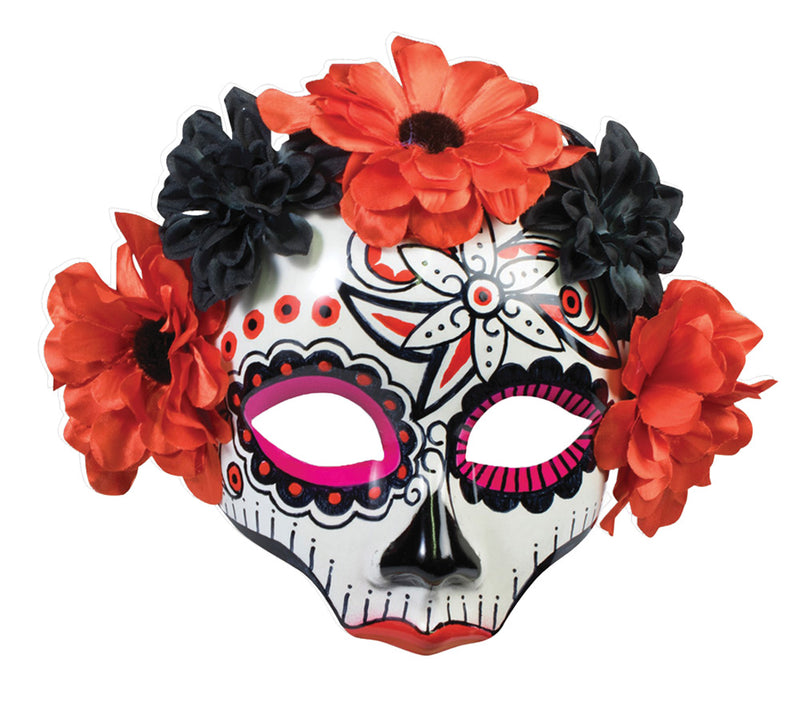 Day Of Dead Skull Female Mask - image 1
