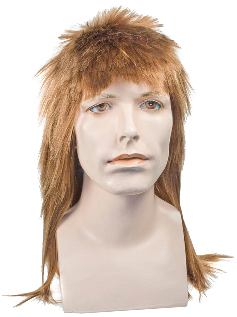Rocker Mullet Wig - COPPER - image 1