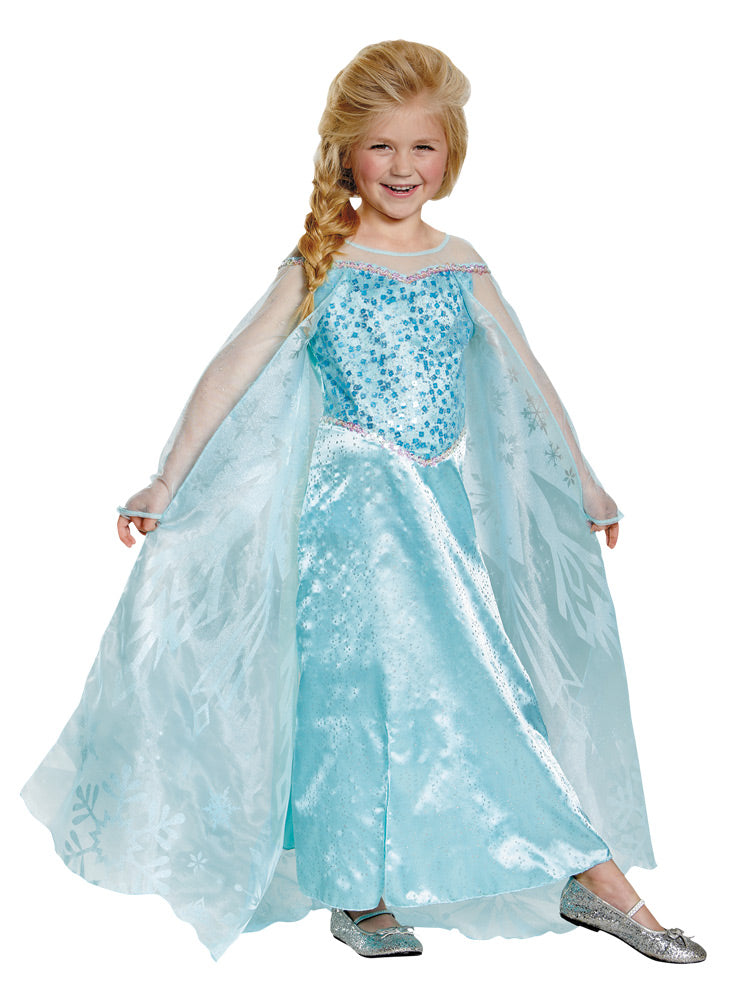 Elsa Prestige Child Costume - Frozen | Costume-Shop.com