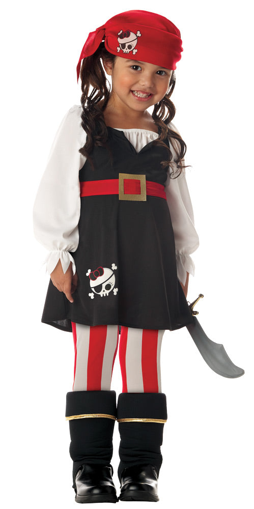 Precious Lil' Pirate Toddler Costume - GIRLS 4-6 - image 1