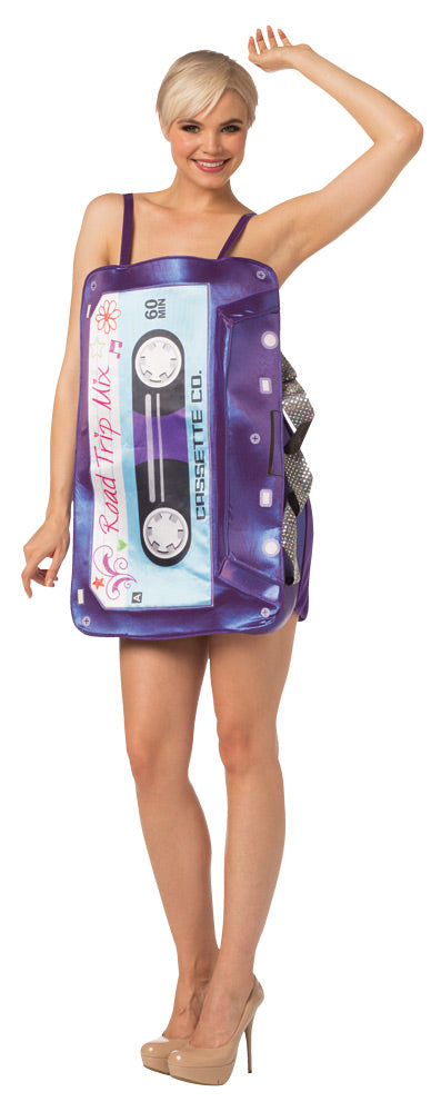 Retro Mix Tape Mini Dress | Costume-Shop.com