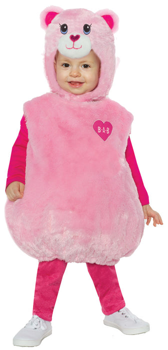Build-A-Bear Pink Cuddles Teddy Belly Baby