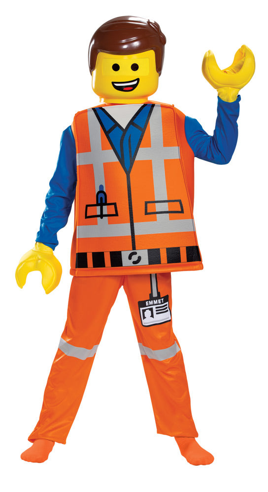 Emmet Deluxe Costume - CHILD MEDIUM - image 1