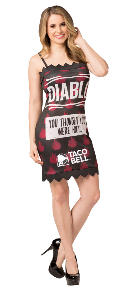 Taco Bell Diablo Sauce Packet | Costume-shop.com - Adult X-Large - image 1