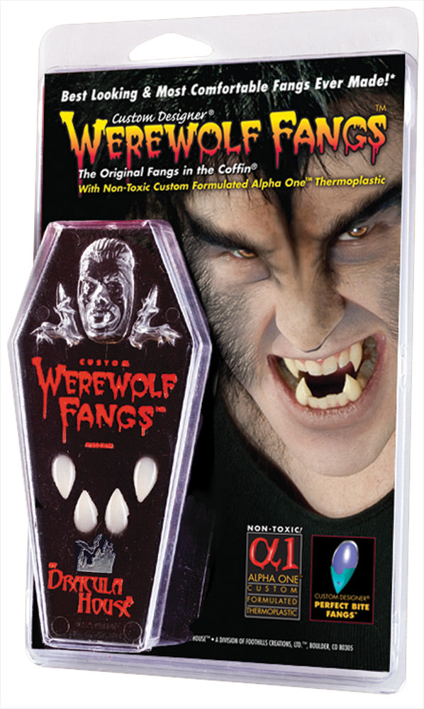 Werewolf Fangs - Clam Shell - Medium - image 1