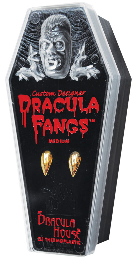 Dracula Gold Fangs | Costume-Shop.com - Medium - image 1