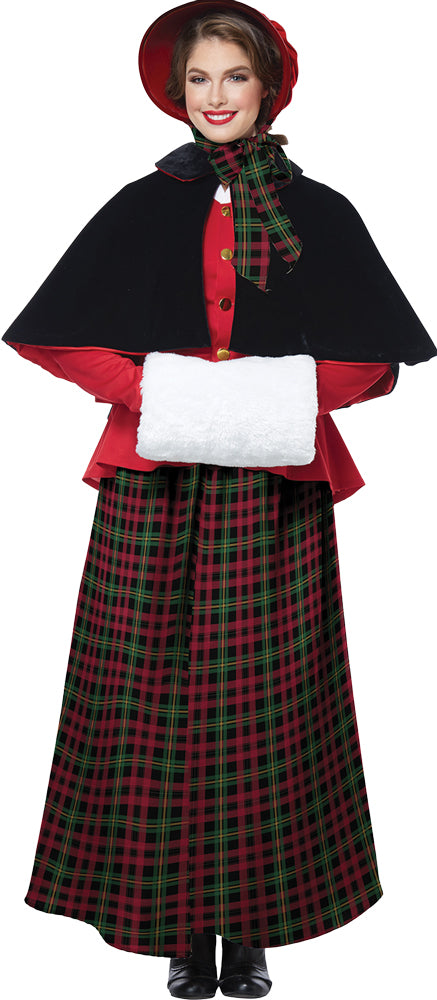 Victorian Holiday Caroler Costume - XLARGE - image 1