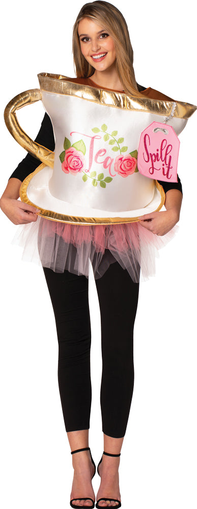 Spill It Tea Cup Costume ☕️ | Costume-Shop.com