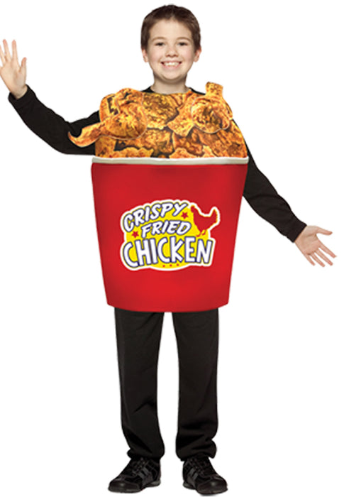 Finger-Lickin' Fun - Bucket of Fried Chicken Costume! 🍗🎉