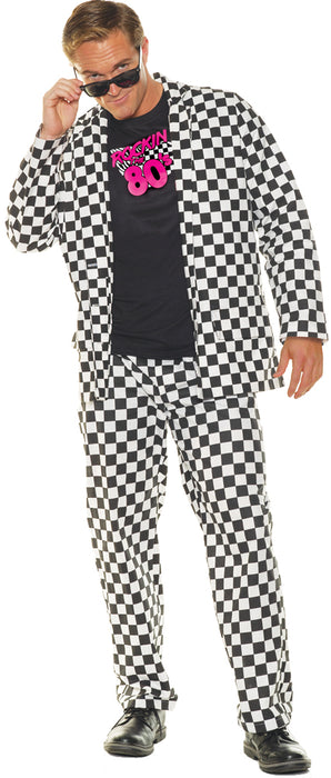 Retro Valley Dude Checkerboard Costume 🎸🔲