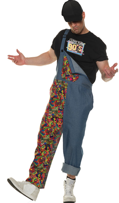 90's Hip Hop Overalls Costume 🎤👖