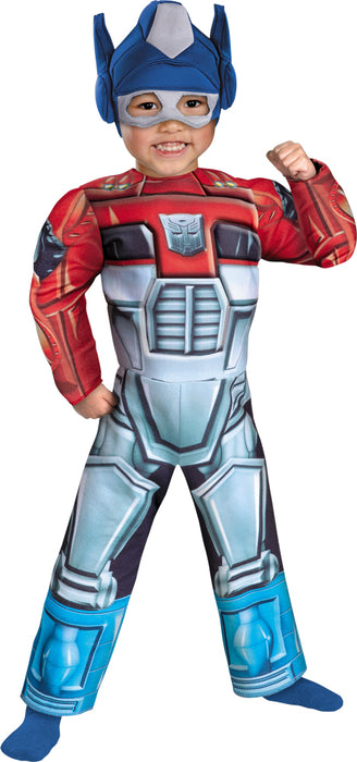 Autobot Leader - Optimus Prime Rescue Bot Toddler Muscle Costume! 🚗🤖